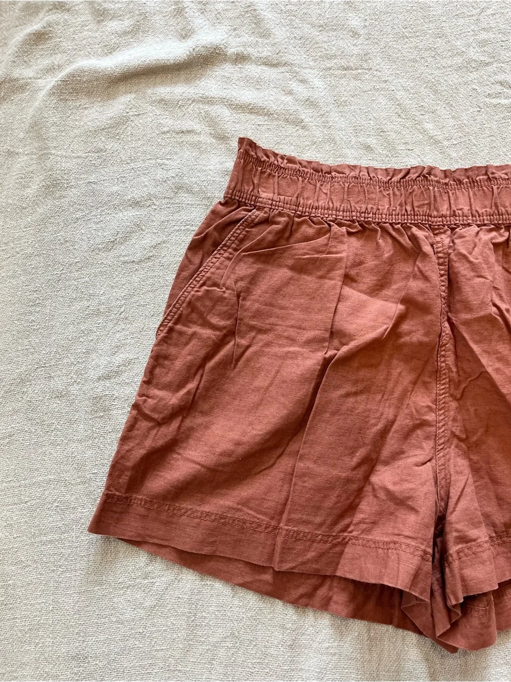 H&M Linen High Waisted Shorts
